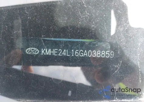 2016 Hyundai Sonata Hybrid/Se from USA, damaged, VIN KMHE24L16GA038859